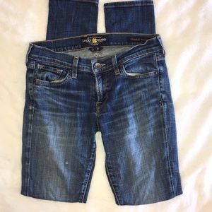 Lucky Brand Jeans Medium Wash Charlie Skinny Sz 2